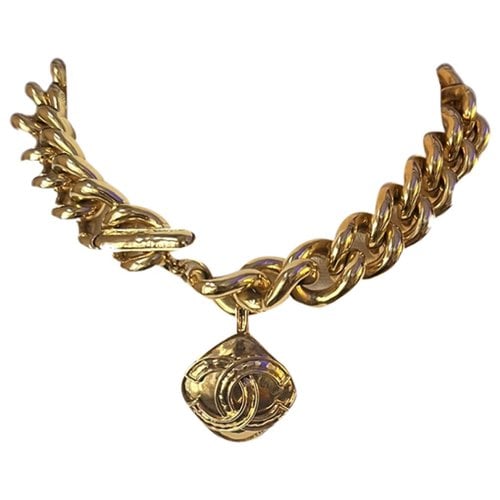 Pre-owned Chanel Necklace In Gold