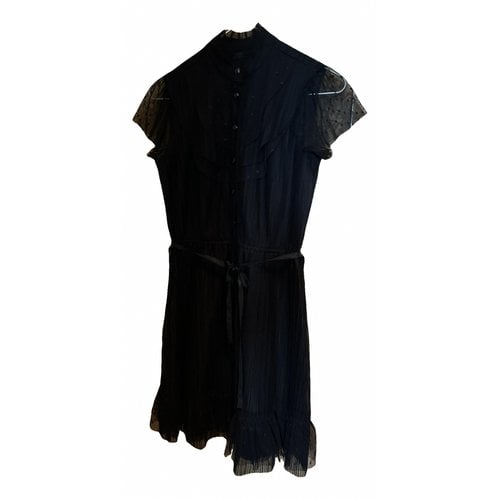 Pre-owned Anna Sui Mid-length Dress In Black