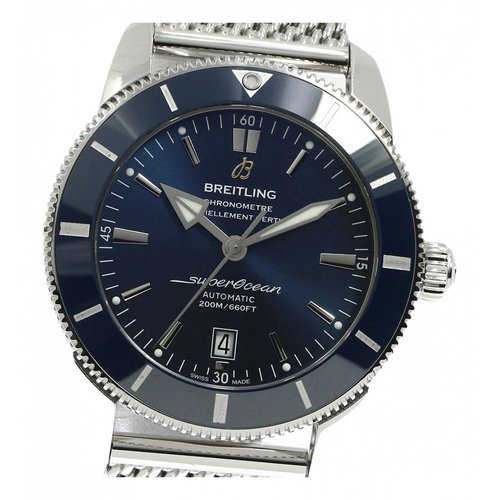 Pre-owned Breitling Watch In Navy