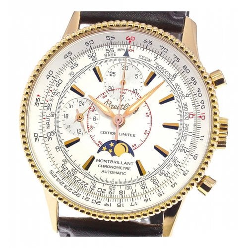 Pre-owned Breitling Watch In White