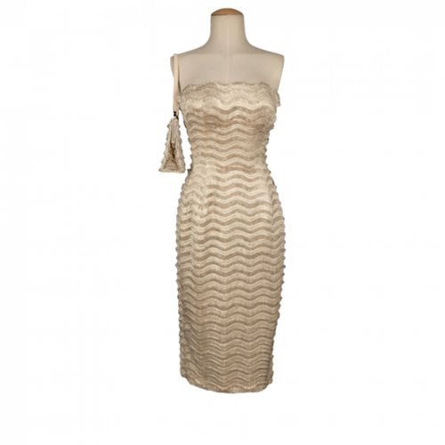 Pre-owned Givenchy Mid-length Dress In Beige