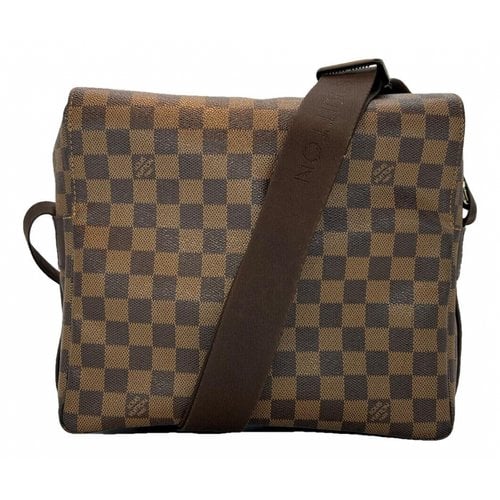 Pre-owned Louis Vuitton Naviglio Crossbody Bag In Brown