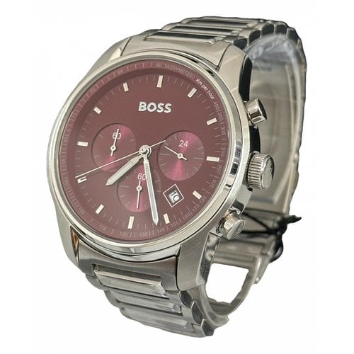 Pre-owned Hugo Boss Silver Watch