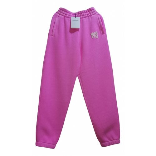 Pre-owned Alexander Wang T Trousers In Pink