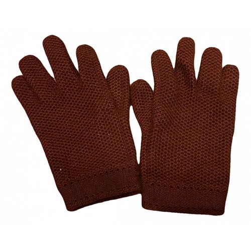 Pre-owned Loro Piana Cashmere Gloves In Red
