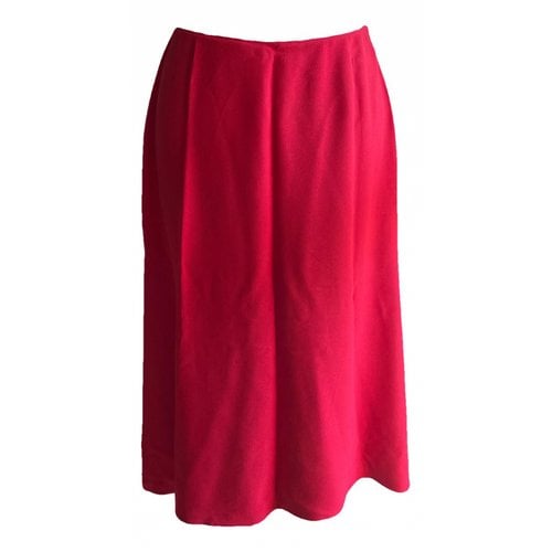 Pre-owned Prada Mid-length Skirt In Red