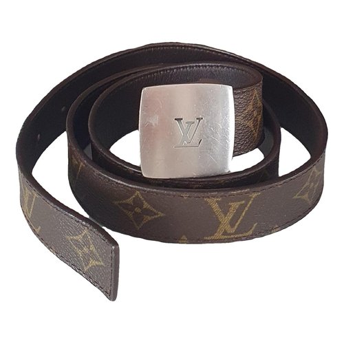 Pre-owned Louis Vuitton Leather Belt In Other