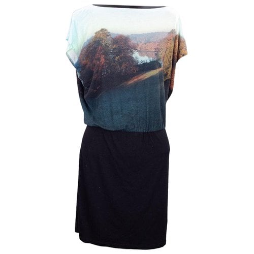 Pre-owned Ba&sh Silk Mid-length Skirt In Blue