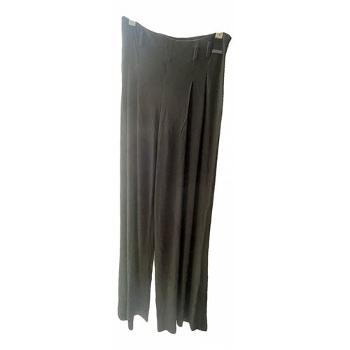 Pre-owned Galliano Large Pants In Black