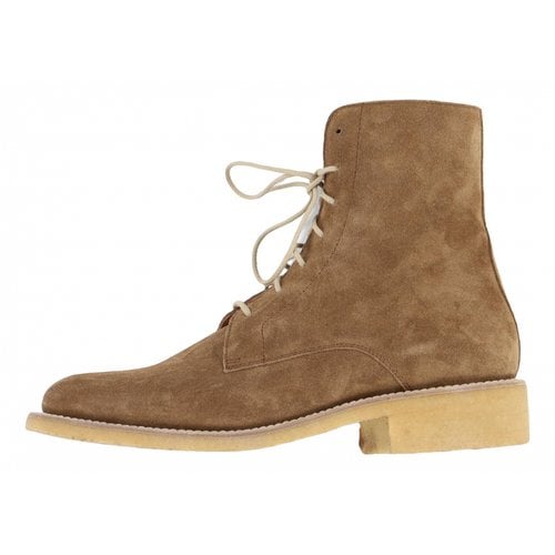 Pre-owned Amiri Boots In Brown