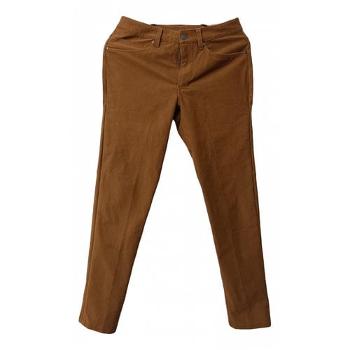 Pre-owned Lululemon Trousers In Brown