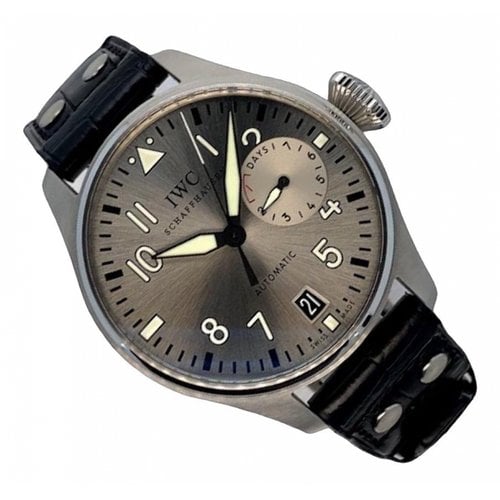 Pre-owned Iwc Schaffhausen Pïlot Watch In Silver