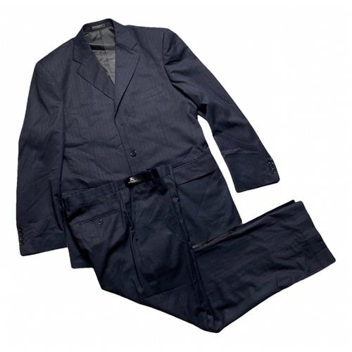 Pre-owned Burberry Suit In Blue