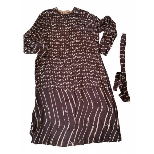 Pre-owned Marina Rinaldi Mid-length Dress In Brown