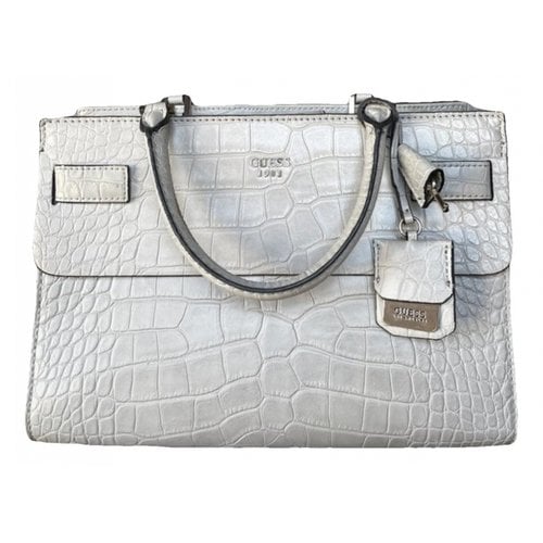 Pre-owned Guess Tote In Grey