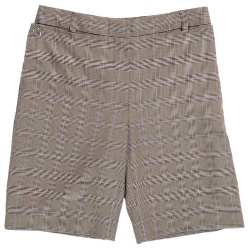 Pre-owned Burberry Wool Shorts In Brown