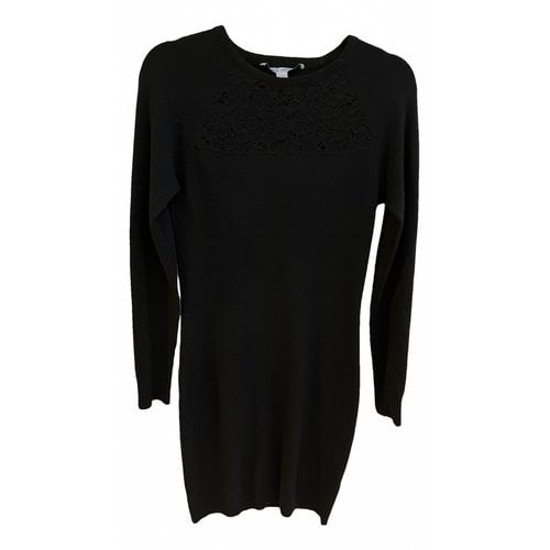 Pre-owned Autumn Cashmere Cashmere Mid-length Dress In Black