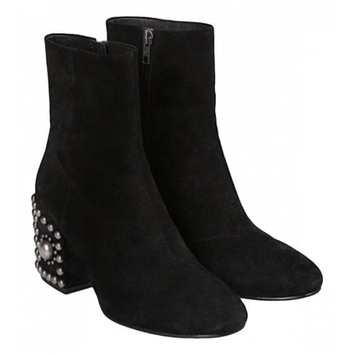 Pre-owned Ash Ankle Boots In Black