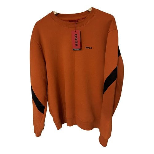 Pre-owned Hugo Boss Sweatshirt In Orange