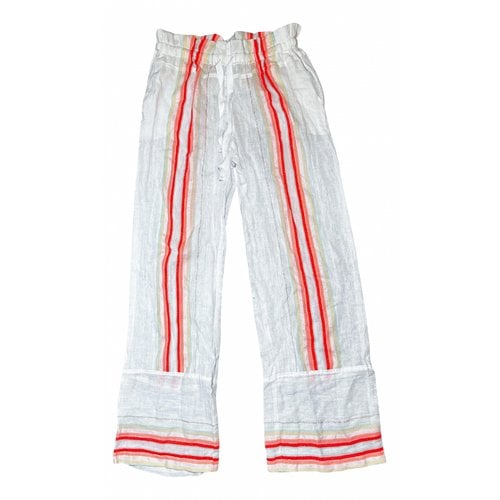 Pre-owned Lemlem Trousers In Multicolour