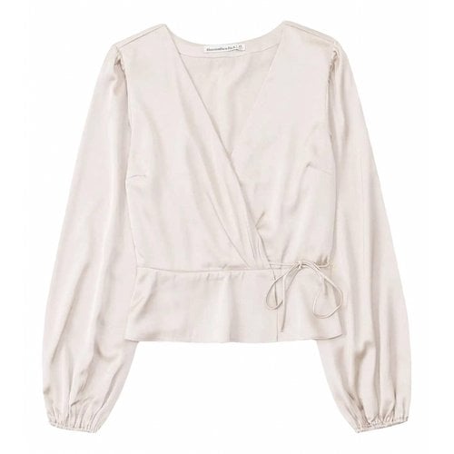 Pre-owned Milly Silk Blouse In White