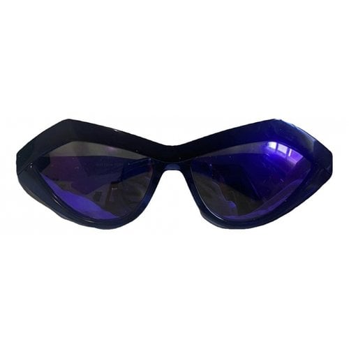 Pre-owned Bottega Veneta Sunglasses In Blue