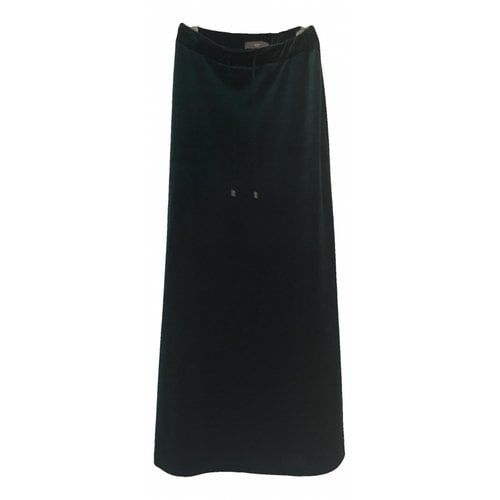 Pre-owned Ichi Maxi Skirt In Green