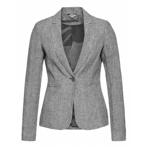 Pre-owned Liujo Linen Blazer In Grey