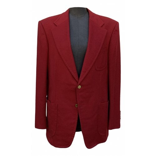 Pre-owned Gucci Cashmere Vest In Red
