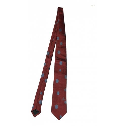 Pre-owned Vivienne Westwood Silk Tie In Red