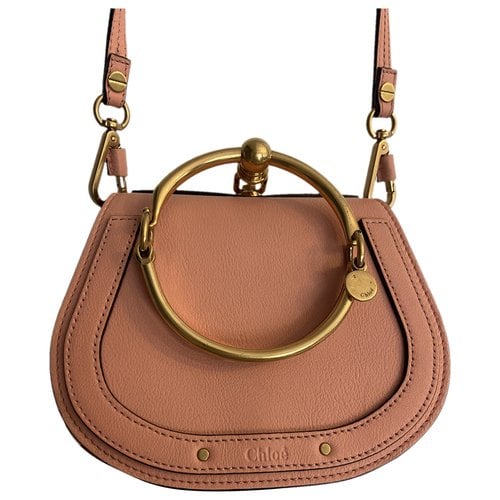 Pre-owned Chloé Bracelet Nile Leather Handbag In Pink