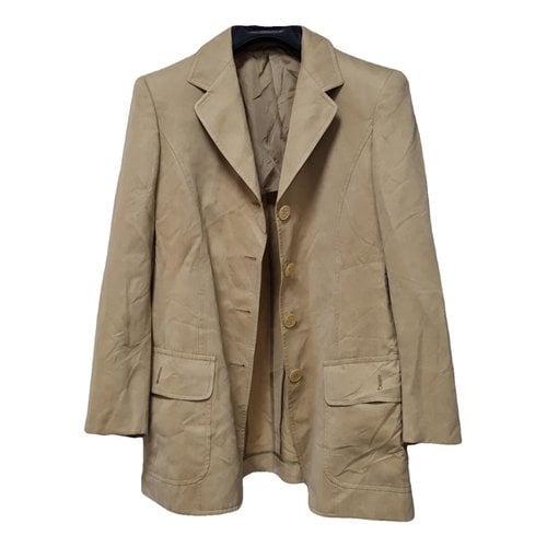 Pre-owned Burberry Suit Jacket In Beige