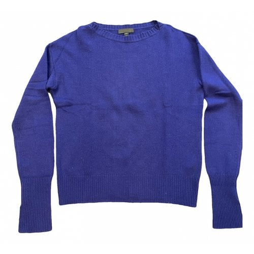 Pre-owned Burberry Cashmere Pull In Purple