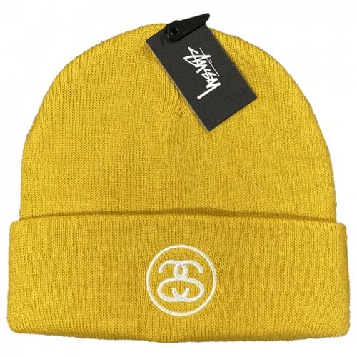 Pre-owned Stussy Hat In Yellow