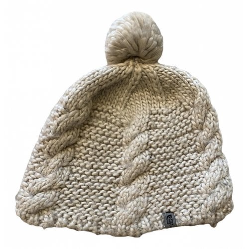 Pre-owned The North Face Wool Hat In Beige
