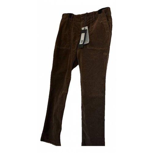 Pre-owned Nili Lotan Trousers In Brown