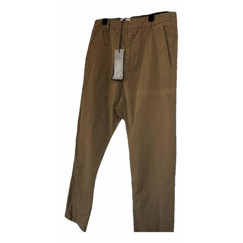 Pre-owned Nili Lotan Trousers In Camel