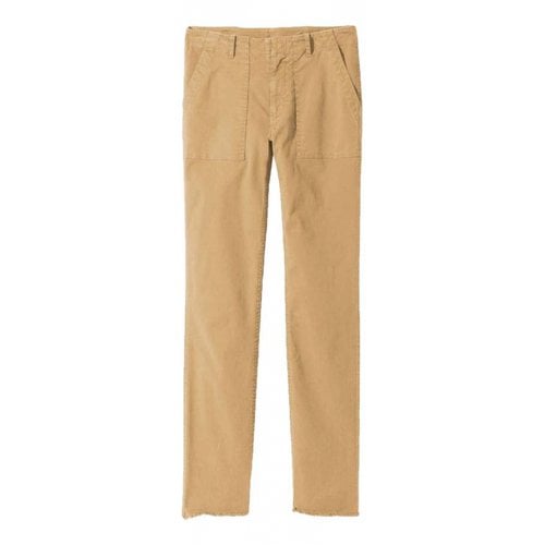 Pre-owned Nili Lotan Trousers In Camel