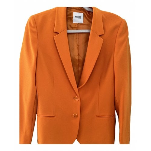 Pre-owned Moschino Cheap And Chic Jacket In Orange