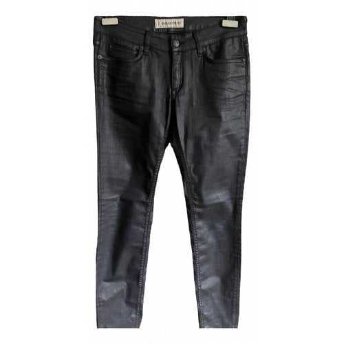 Pre-owned Drykorn Straight Pants In Anthracite