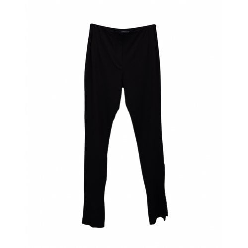 Pre-owned Jacquemus Trousers In Black
