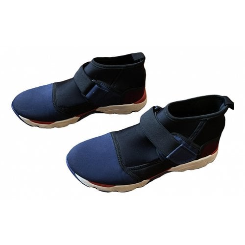 Pre-owned Marni Trainers In Navy