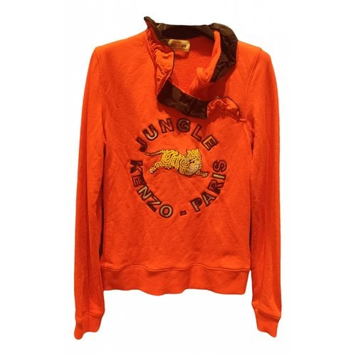 Pre-owned Kenzo Sweatshirt In Orange