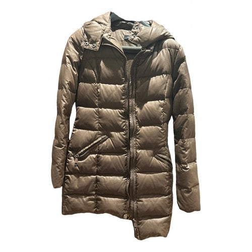 Pre-owned Max & Co Puffer In Brown