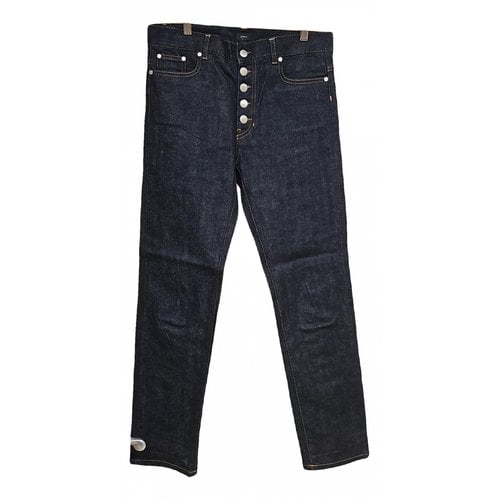 Pre-owned Joseph Straight Jeans In Blue