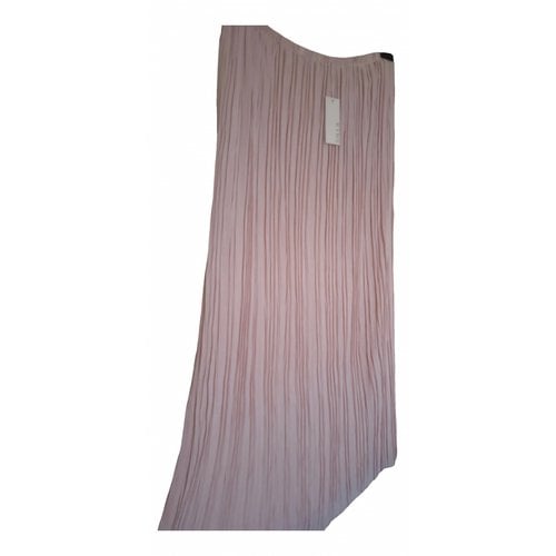 Pre-owned Le Silla Maxi Skirt In Pink