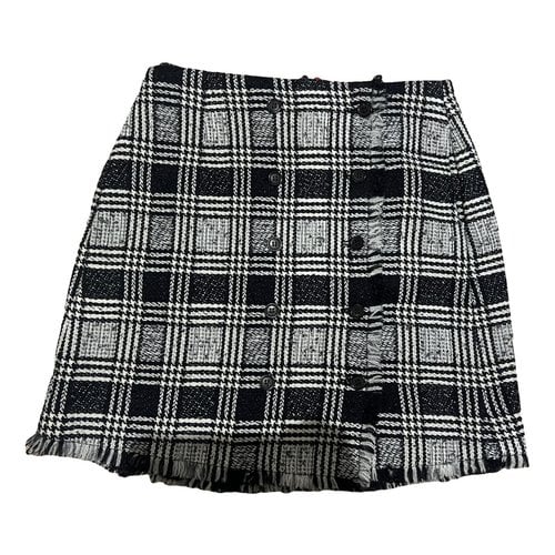 Pre-owned Thom Browne Wool Mini Skirt In Multicolour