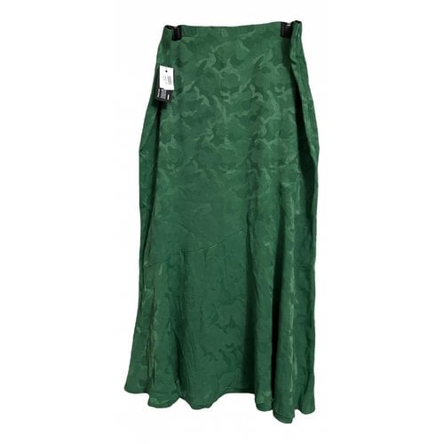 Pre-owned Cefinn Maxi Skirt In Green