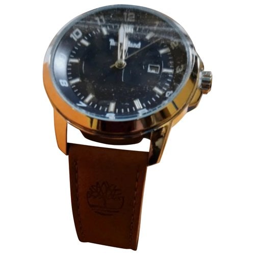 Pre-owned Timberland Watch In Blue