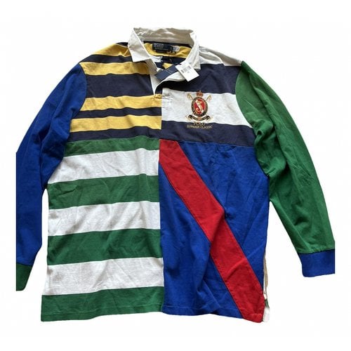 Pre-owned Polo Ralph Lauren Polo Rugby Manches Longues Polo Shirt In Multicolour